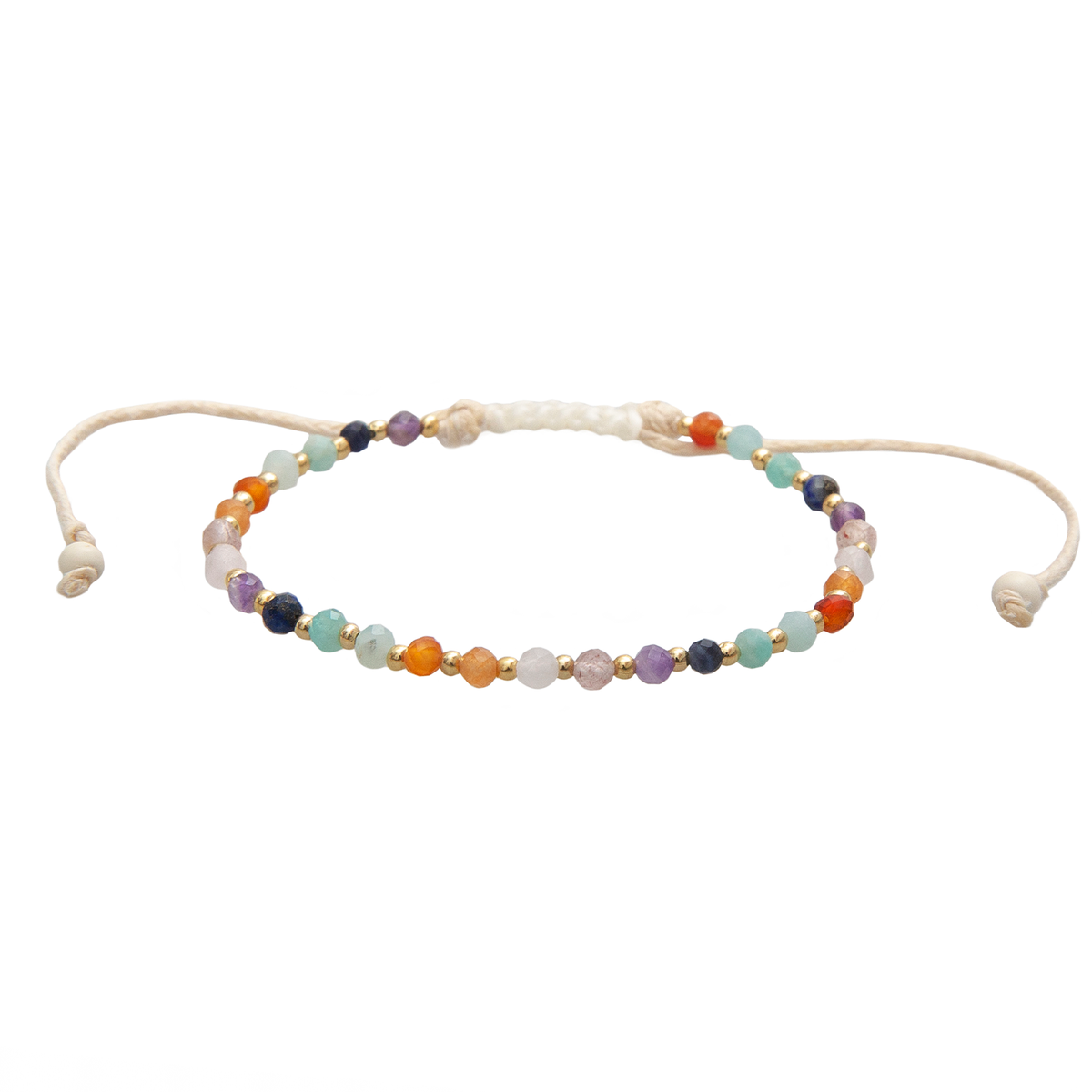 ALOHA STATE OF MIND 3mm Adjustable Beaded Bracelet | Hawaii Healing Collection