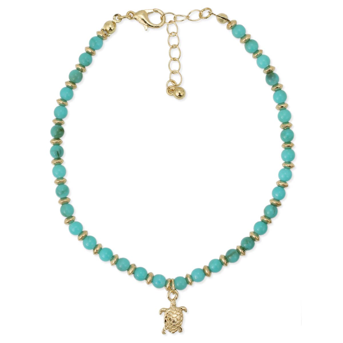 COASTAL TURTLE CHARM Anklet