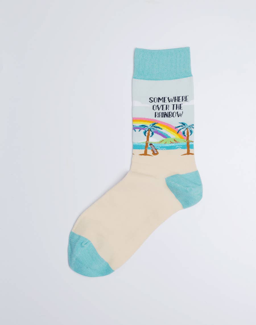 RAINBOW Women's Crew Socks | Hawaii Island Collection