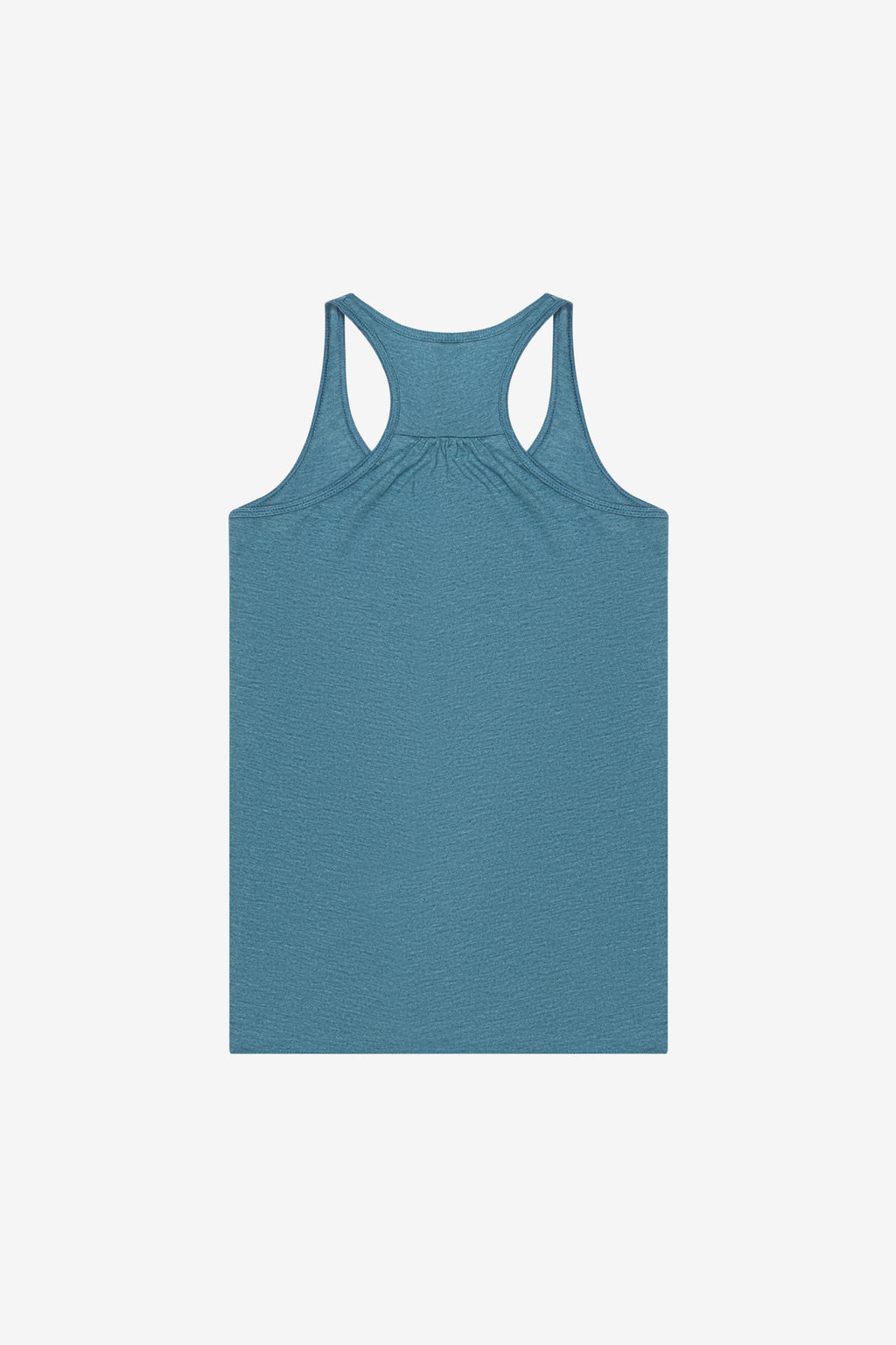ISLAND SHAPES Heather Teal Racerback Tank