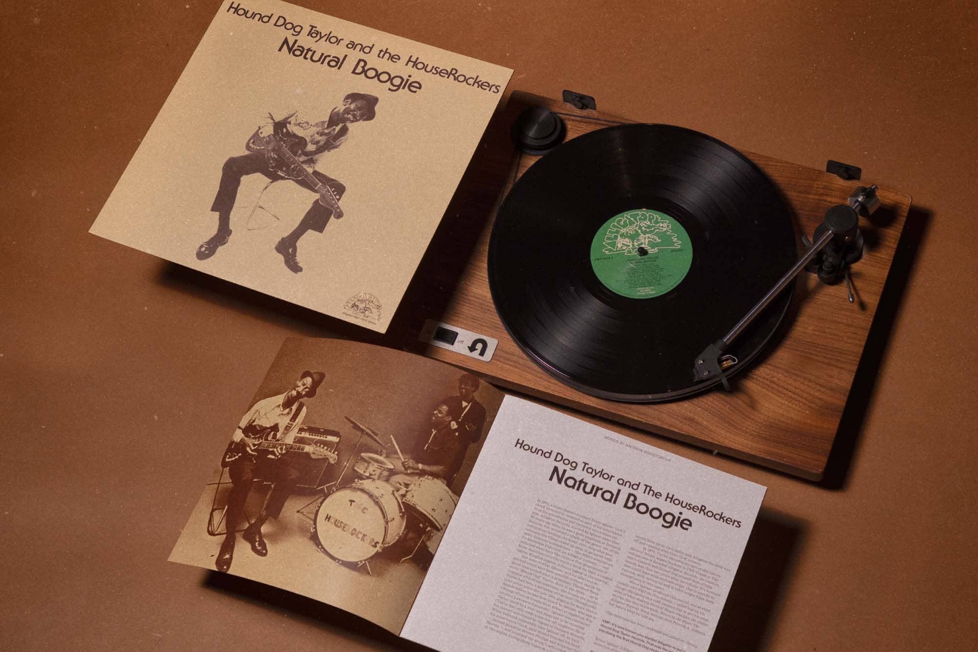 Hound Dog Taylor and The House Rockers — Natural Boogie | 1974 Chicago Blues Vinyl LP: Default Title