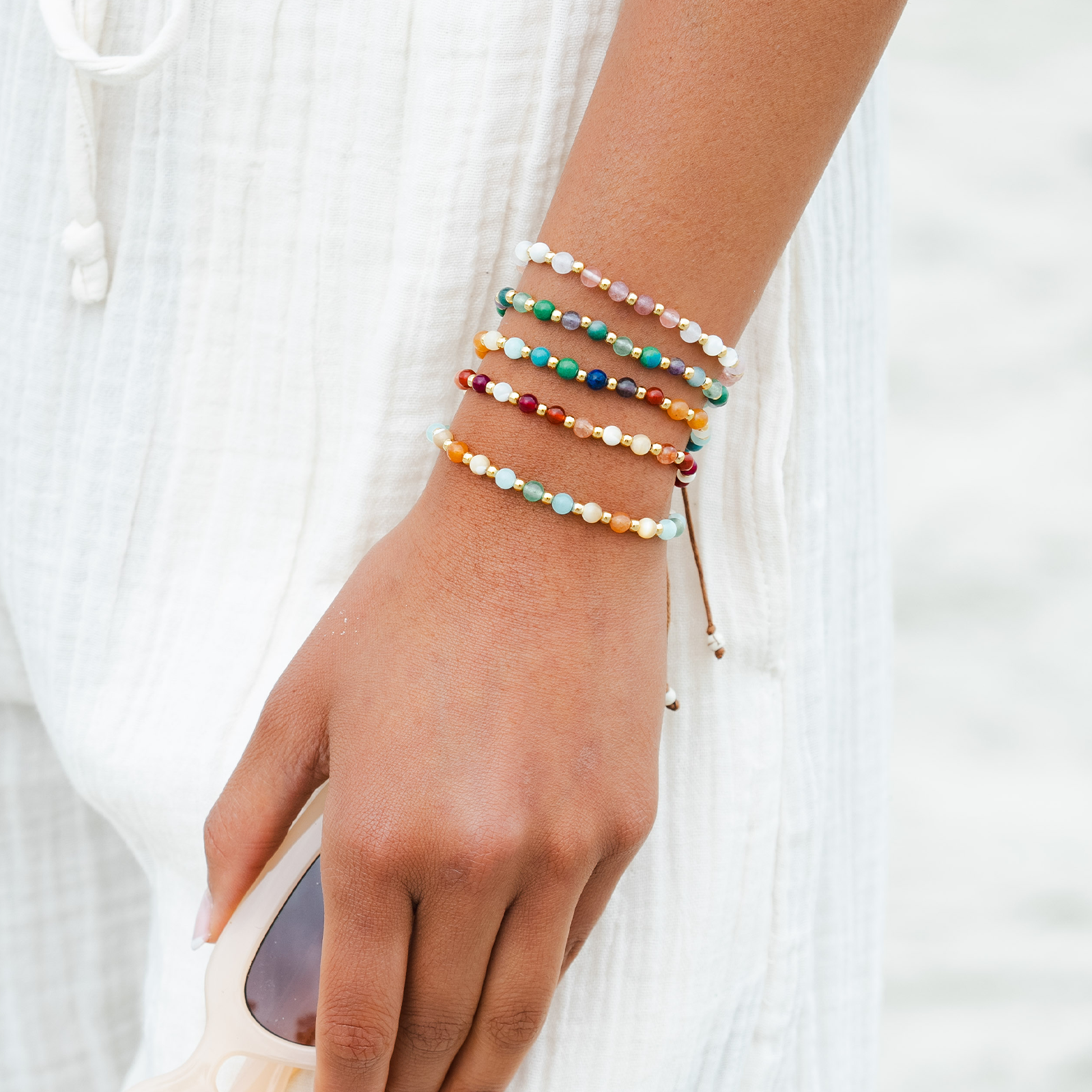 ALOHA STATE OF MIND 4mm Hawaii Healing Bracelet