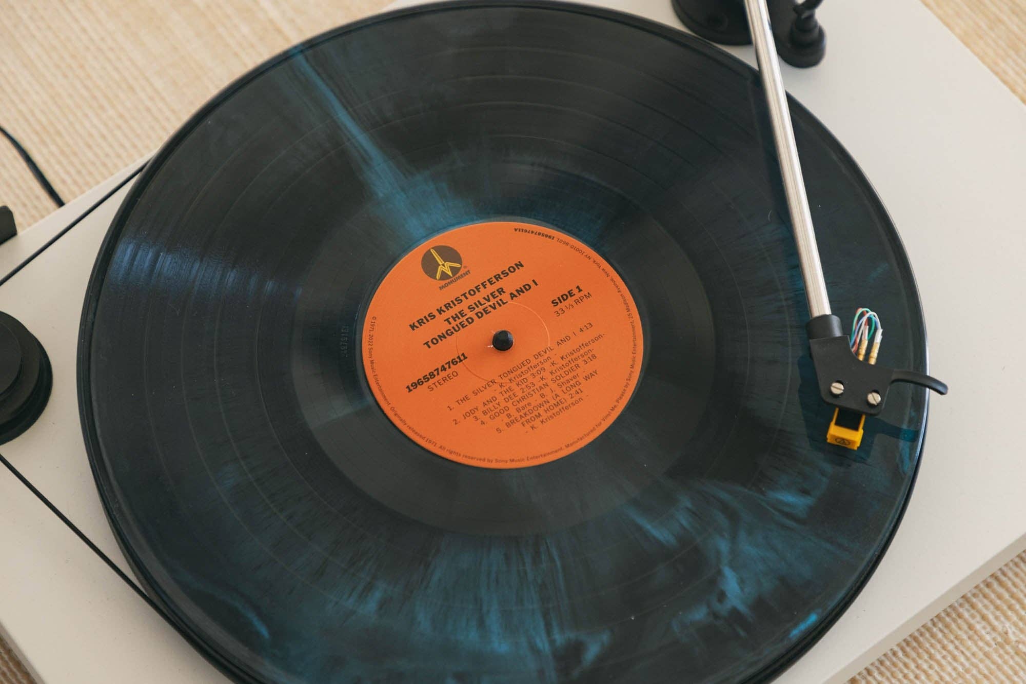 Kris Kristofferson — The Silver Tongued Devil and I | 1971 Country Vinyl LP: Default Title