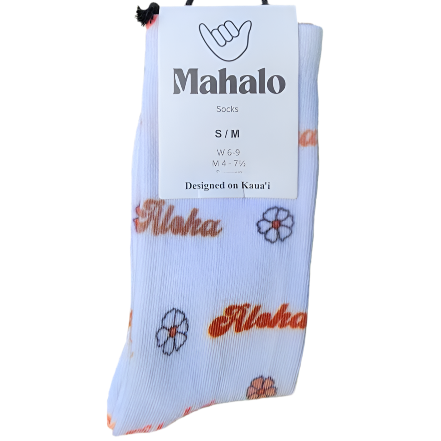 ALOHA FLOWER Socks S/M