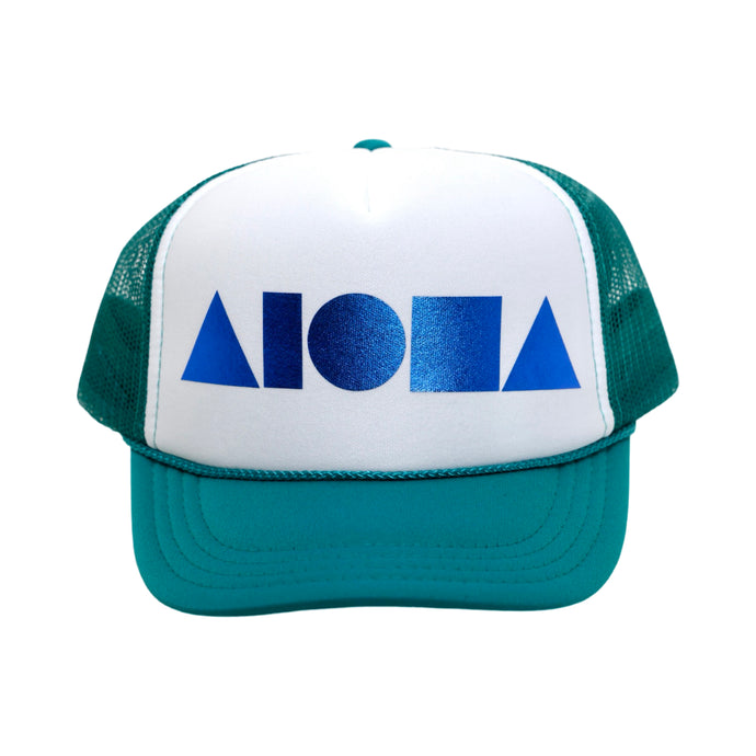 JADE/WHITE/BLUE Youth Trucker