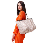 EVERYDAY TOTE BAG - PALM DREAMS BEIGE