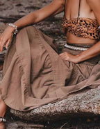 COCO Brown Maxi Skirt
