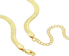 HERRINGBONE 14K Gold Chain Necklace