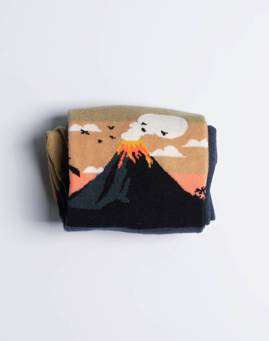 LAVA LAND Men's Crew Socks | Hawaii Island Collection