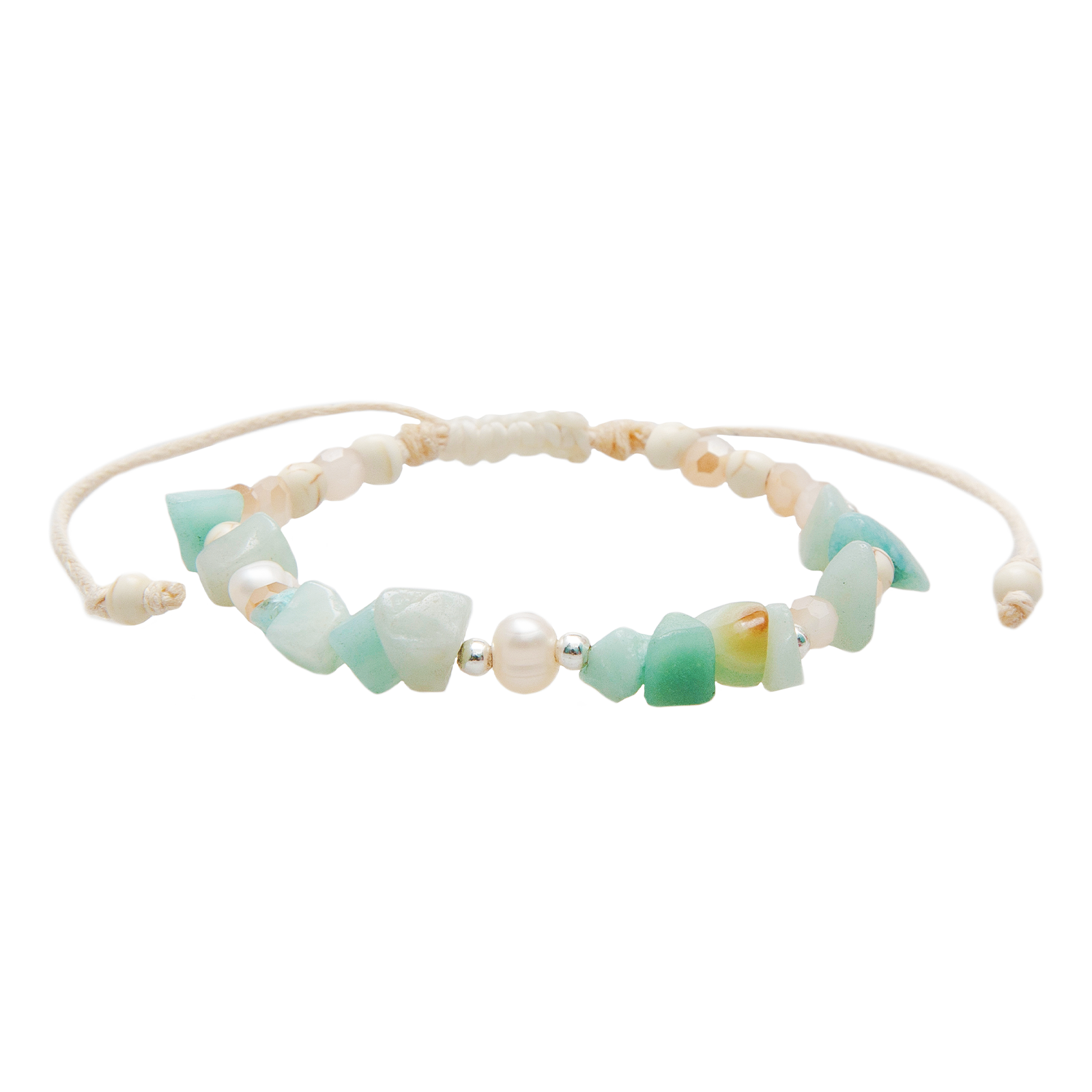 TEAL TIDE Sea Stone Bracelet