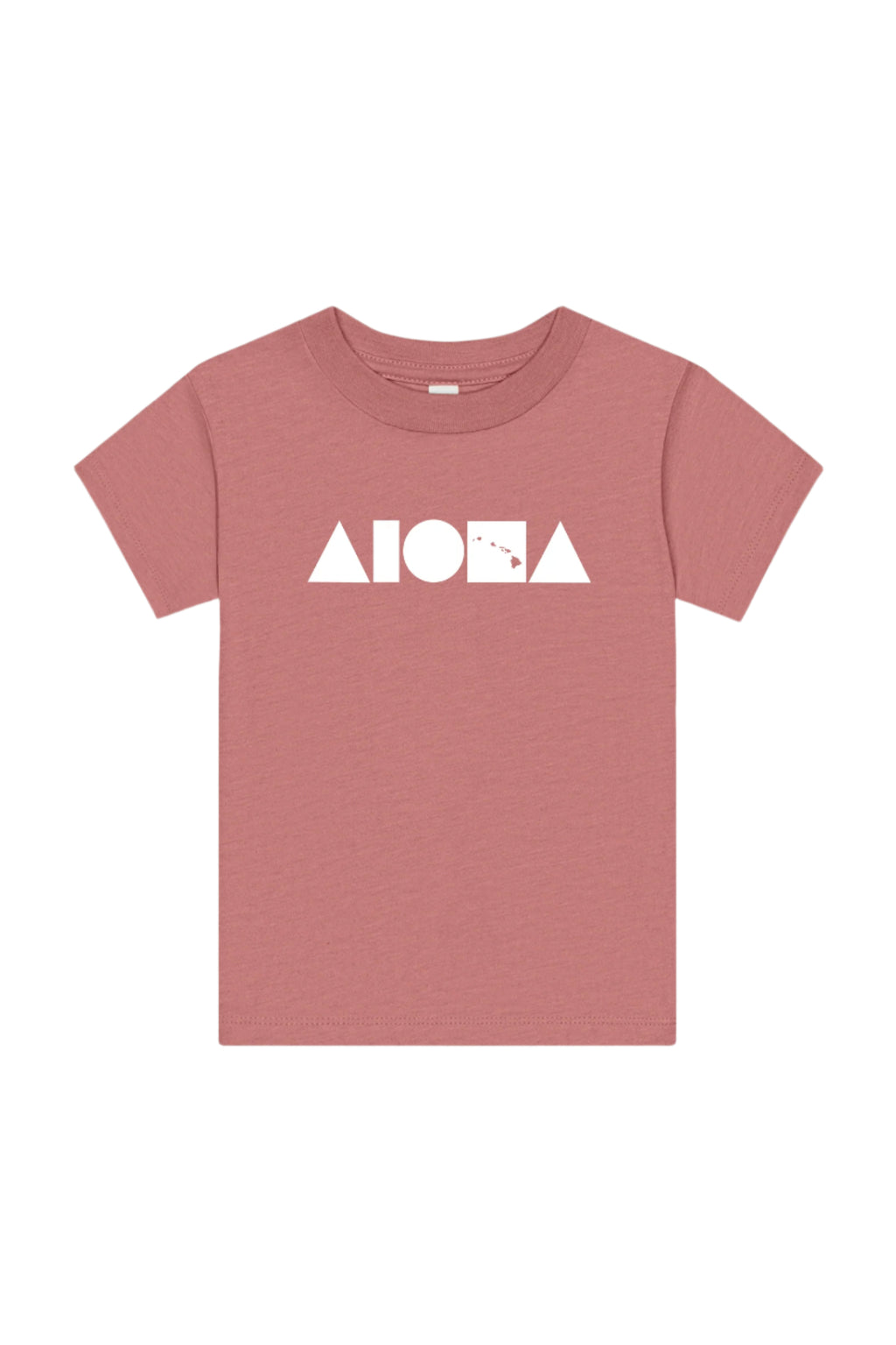 ISLAND SHAPES Heather Mauve Toddler Tee