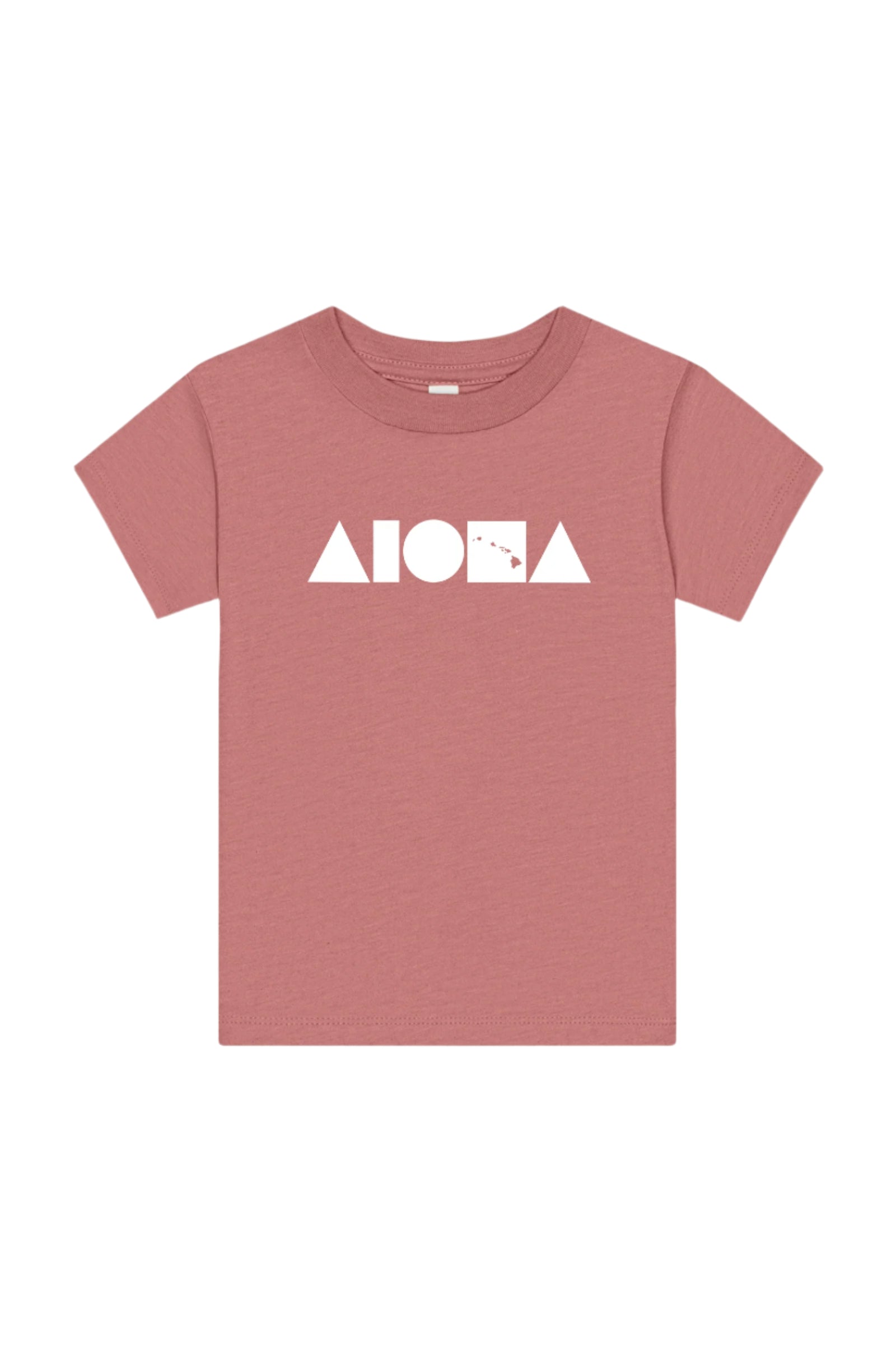 ISLAND SHAPES Heather Mauve Toddler Tee