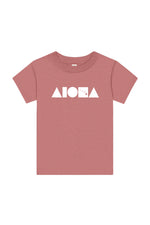 ISLAND SHAPES Heather Mauve Toddler Tee