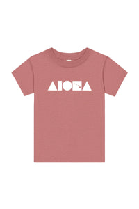 ISLAND SHAPES Heather Mauve Toddler Tee