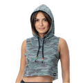 AMELIA Camo Sleeveless Hoodie Tank