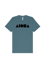 ISLAND SHAPES Heather Deep Teal Unisex Tee
