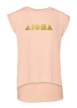 PEACH ALOHA SHAPES Flowy Muscle Tee Wholesale