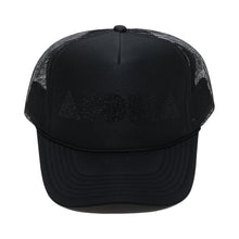 BLACK/BLACK SPARKLE Youth Trucker