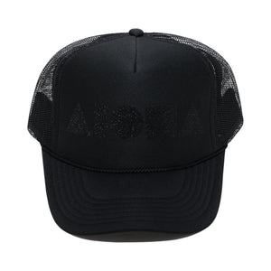 BLACK/BLACK SPARKLE Youth Trucker