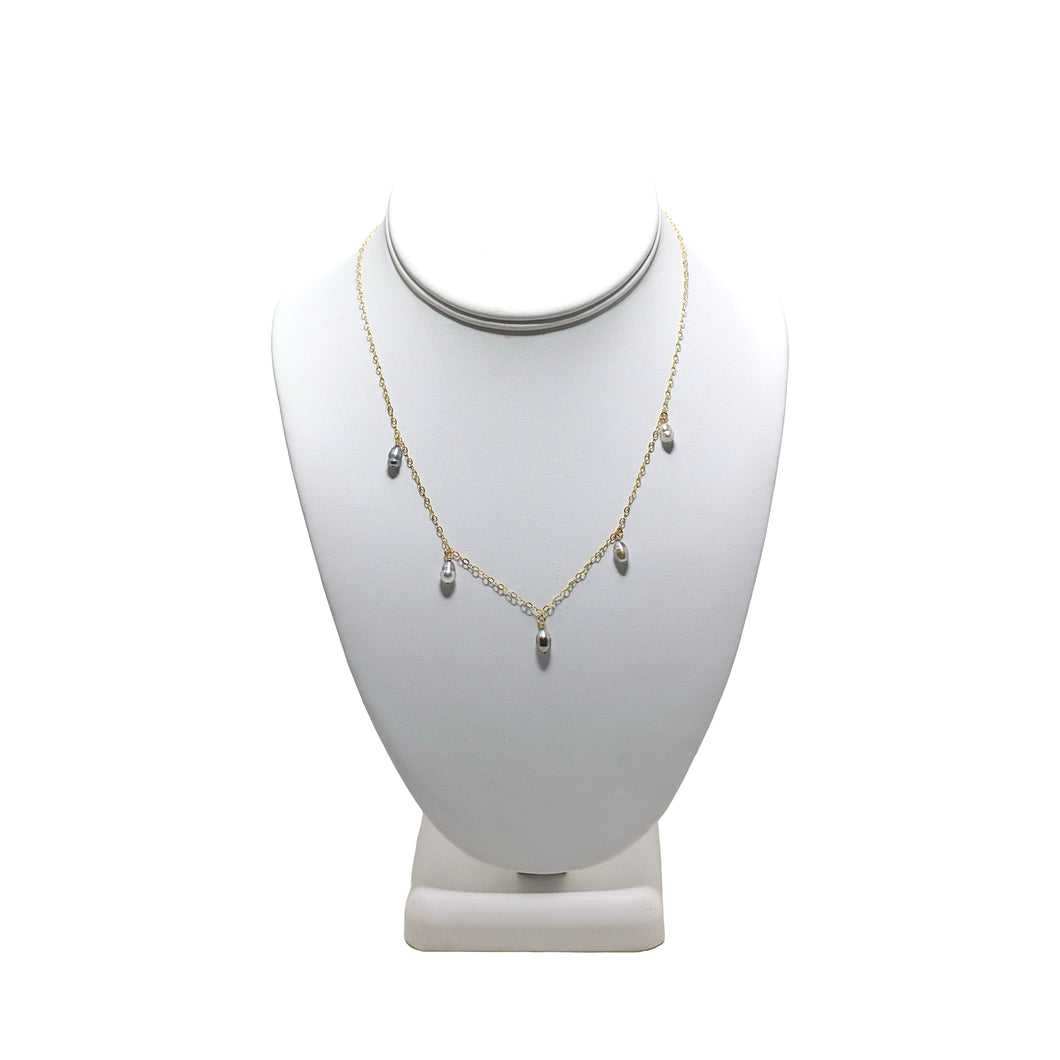 5 Grey Tahitian Keshi Pearl 17