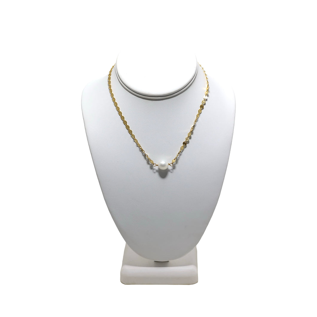 Single White Edison Pearl 14