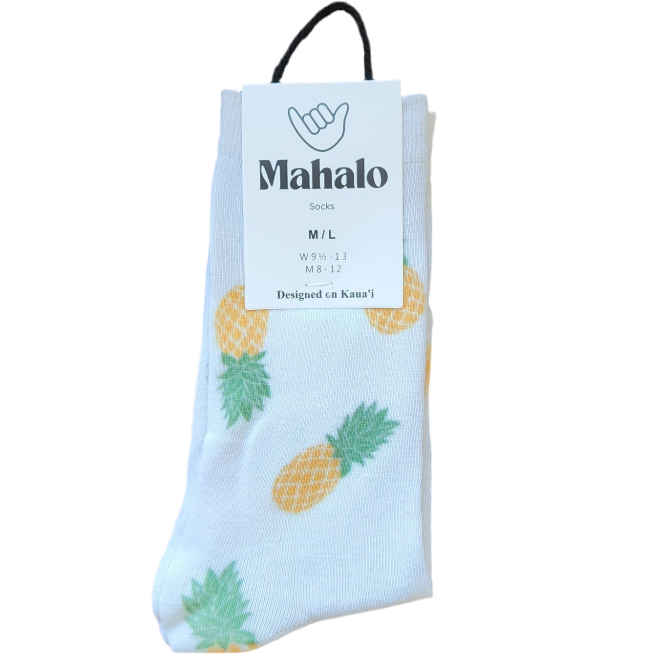 WHITE PINEAPPLE Socks M/L