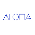 MAUKA TO MAKAI Royal Blue Aloha Shapes Vinyl Decal Sticker