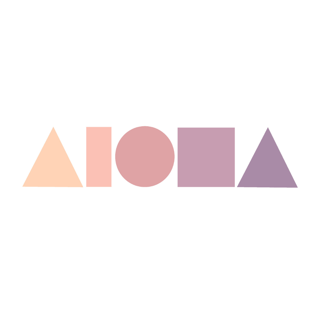 PUA PINKS Aloha Shapes Vinyl Decal Sticker