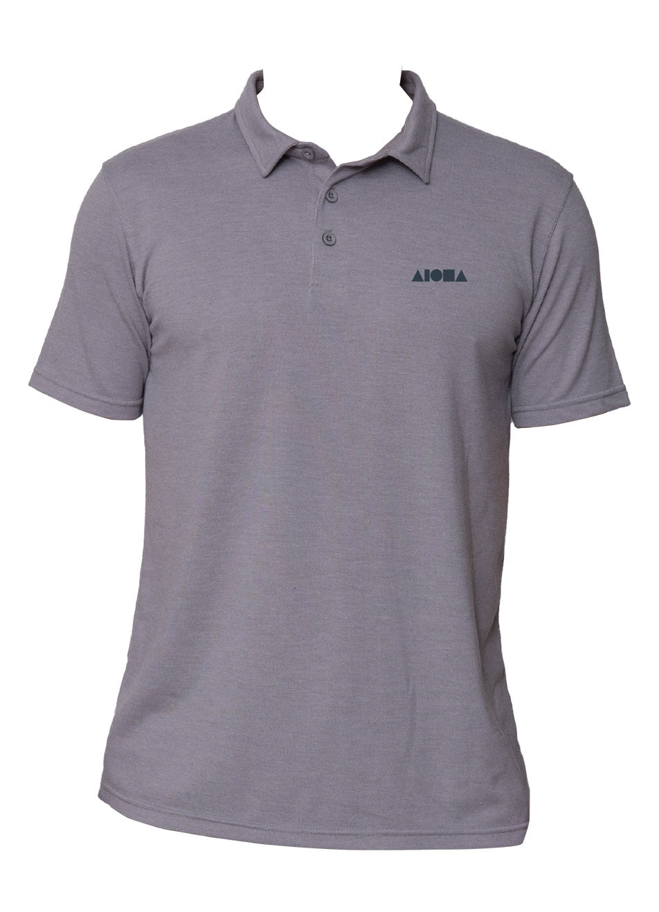 EAGLE Heather Grey UPF50 Polo Shirt