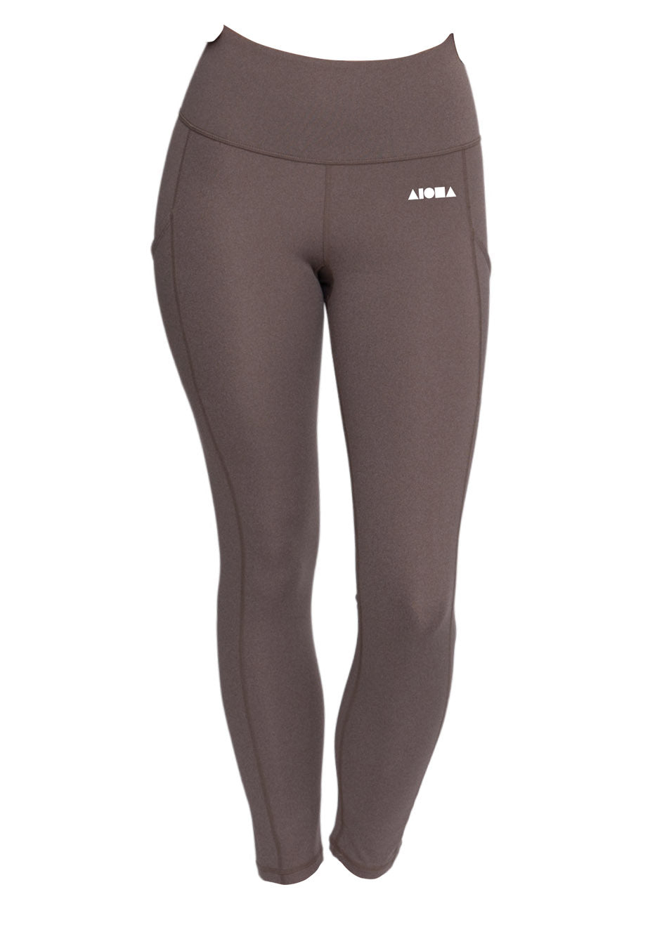 ERICA Heather Brown Athletic Leggings