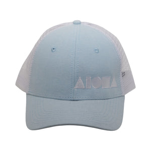 BABY BLUE SKIES Adult Curved Bill Snapback