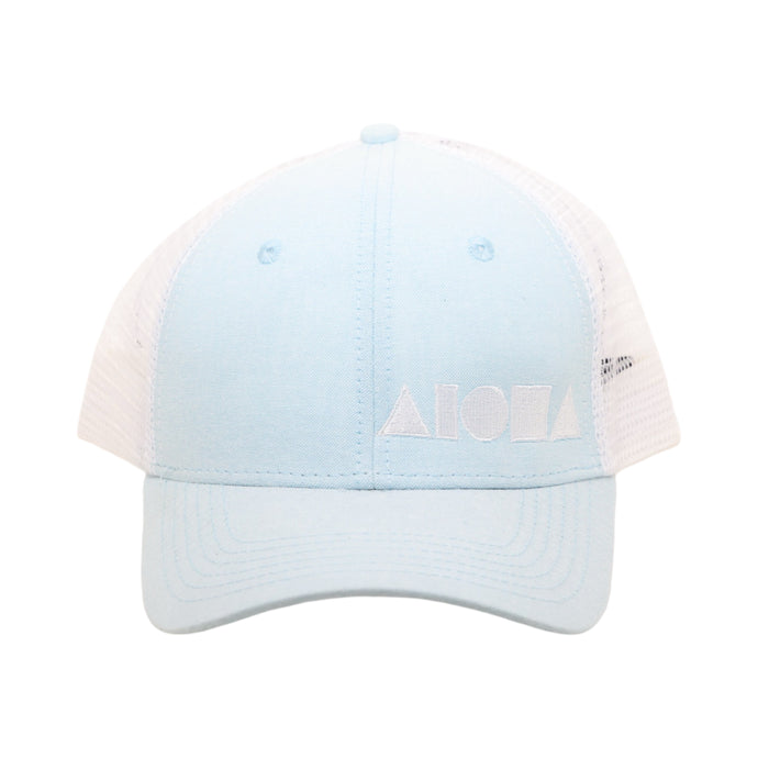 BABY BLUE SKIES Adult Curved Bill Snapback