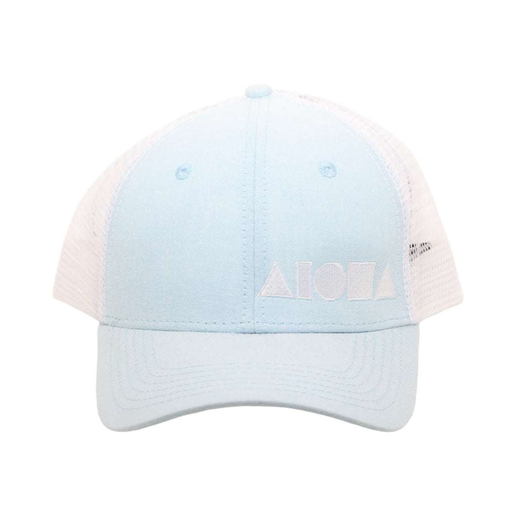 BABY BLUE SKIES Adult Curved Bill Snapback