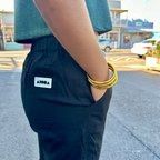 NORA Black Cotton Womens Beach Pant