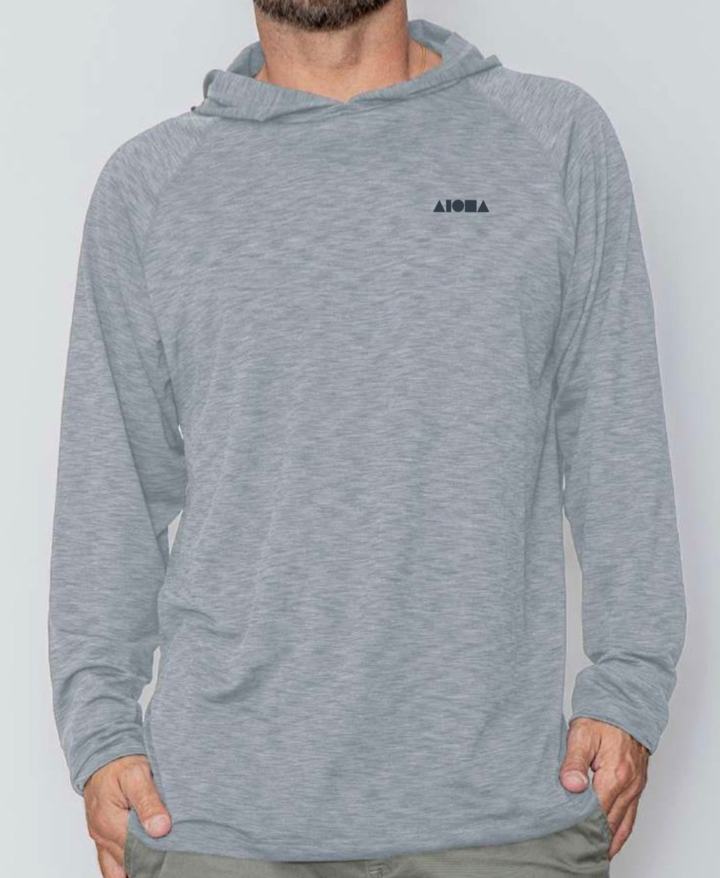 TRADES Heather Grey Unisex Performance Hoodie