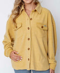 KAMI Gold Oversized Shirt Jacket