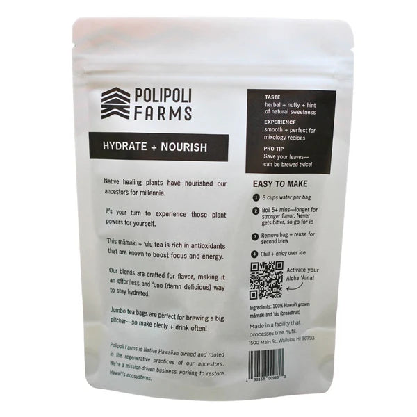 Hawaiian Herbal Mamaki and Ulu Iced Tea