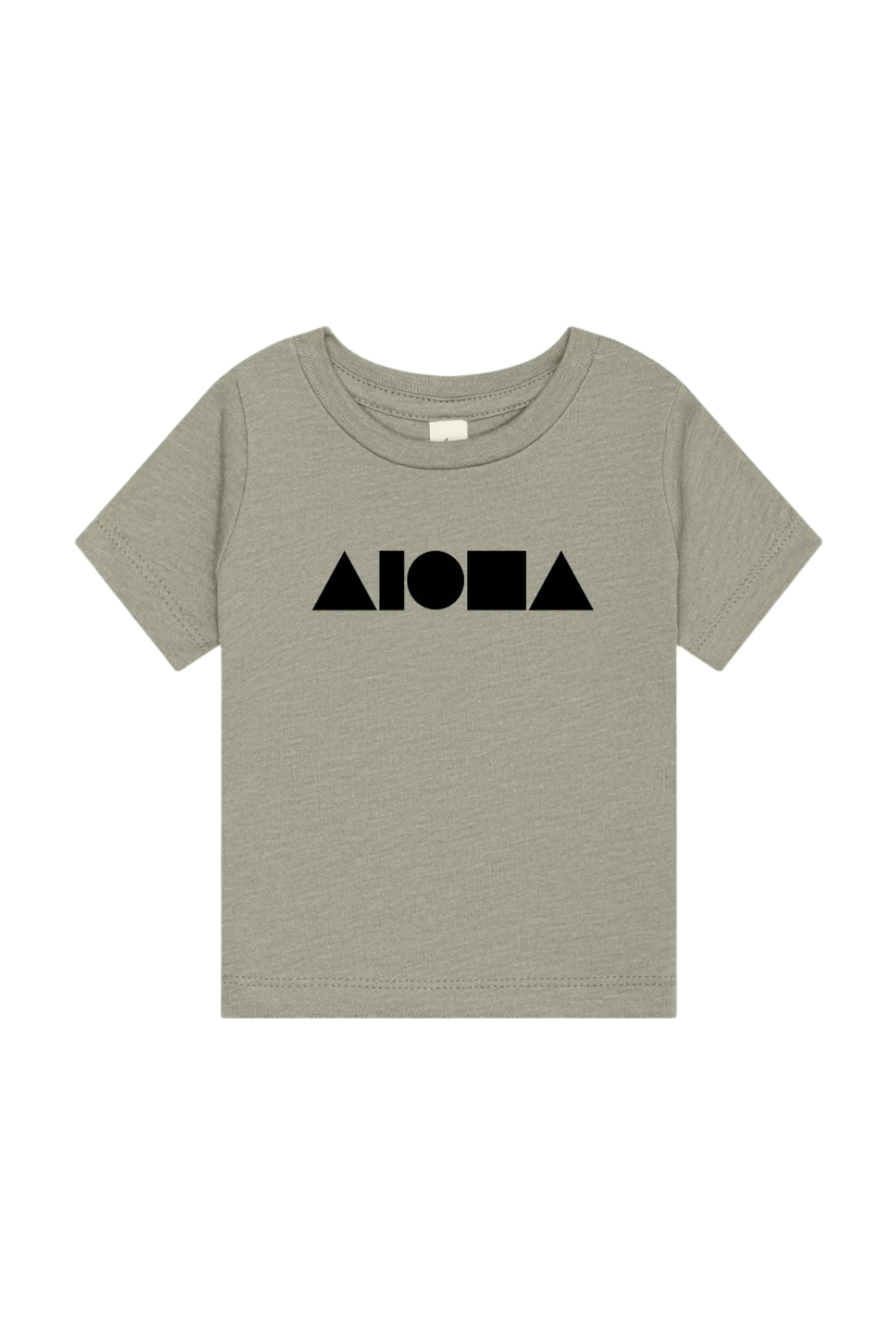 ALOHA SHAPES Heather Stone Baby Tee
