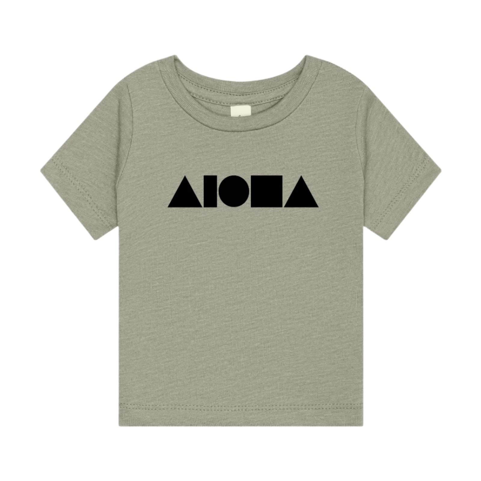 ALOHA SHAPES Heather Stone Baby Tee