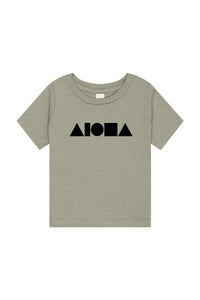 ALOHA SHAPES Heather Stone Baby Tee