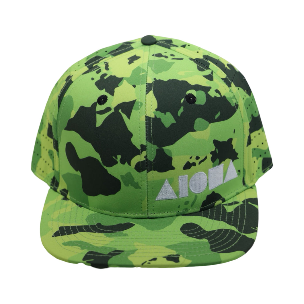 NEON Hawaii Island Chain Camo Water Resistant Adult Snapback