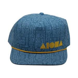 TRIBAL BLUES Adult Subtle Curved Bill Snapback