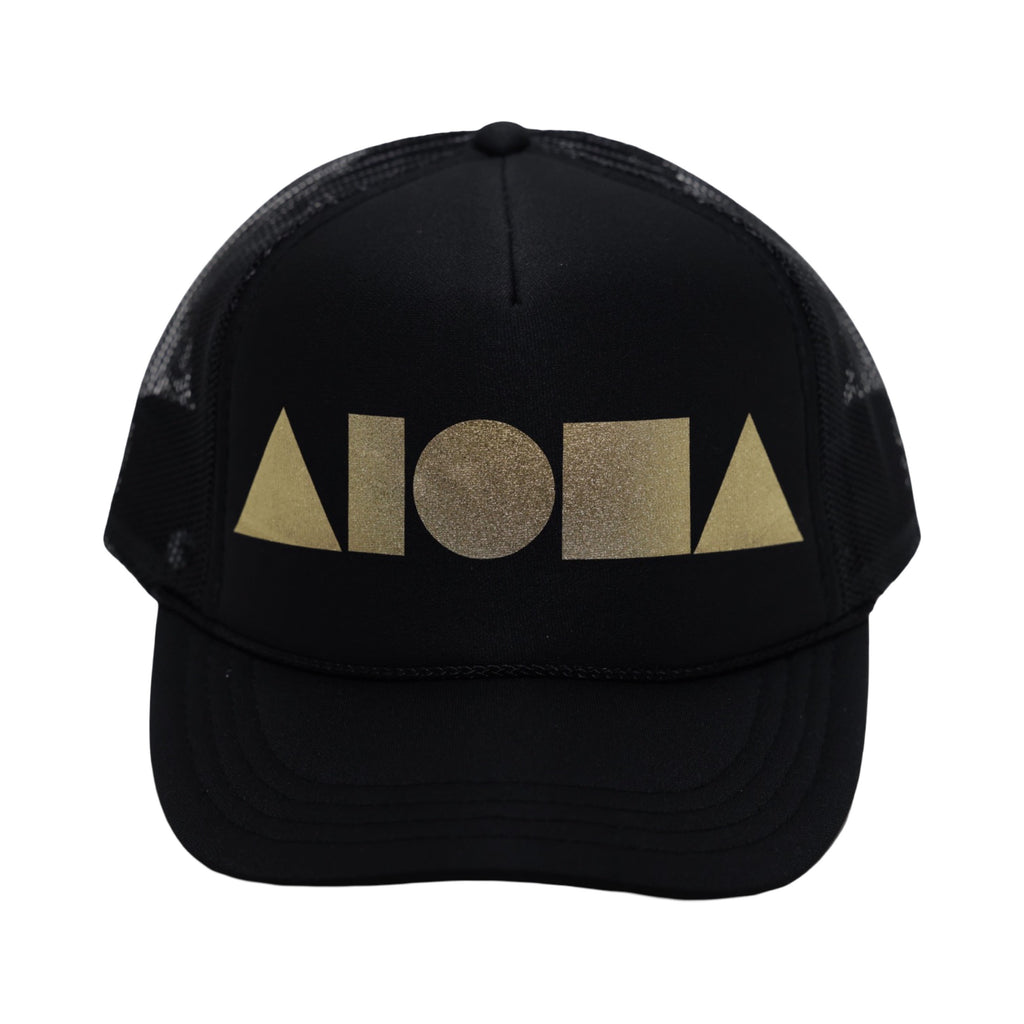 BLACK/GOLD Adult Trucker