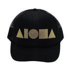 BLACK/GOLD Adult Trucker