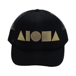 BLACK/GOLD Adult Trucker