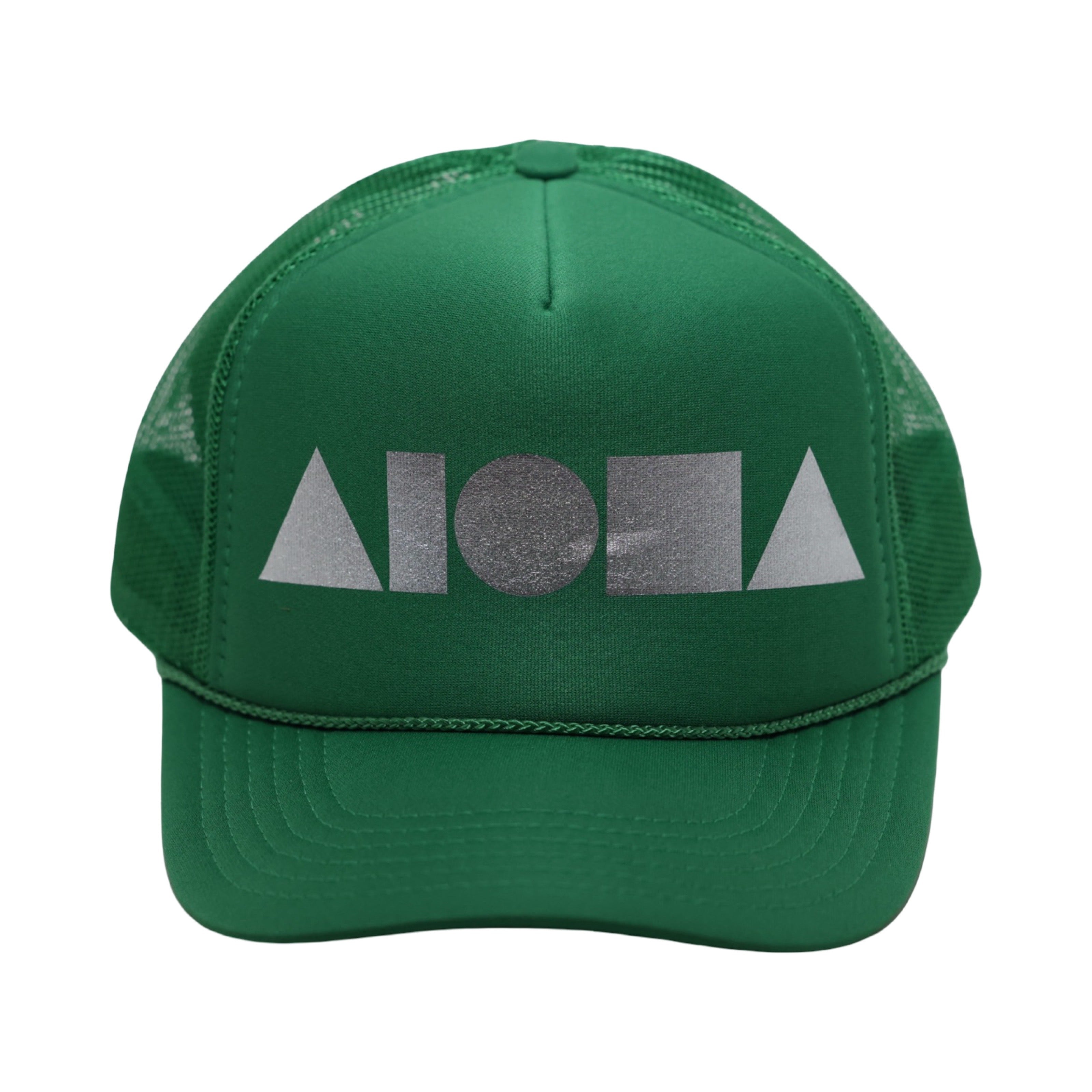 GREEN/SILVER Adult Trucker