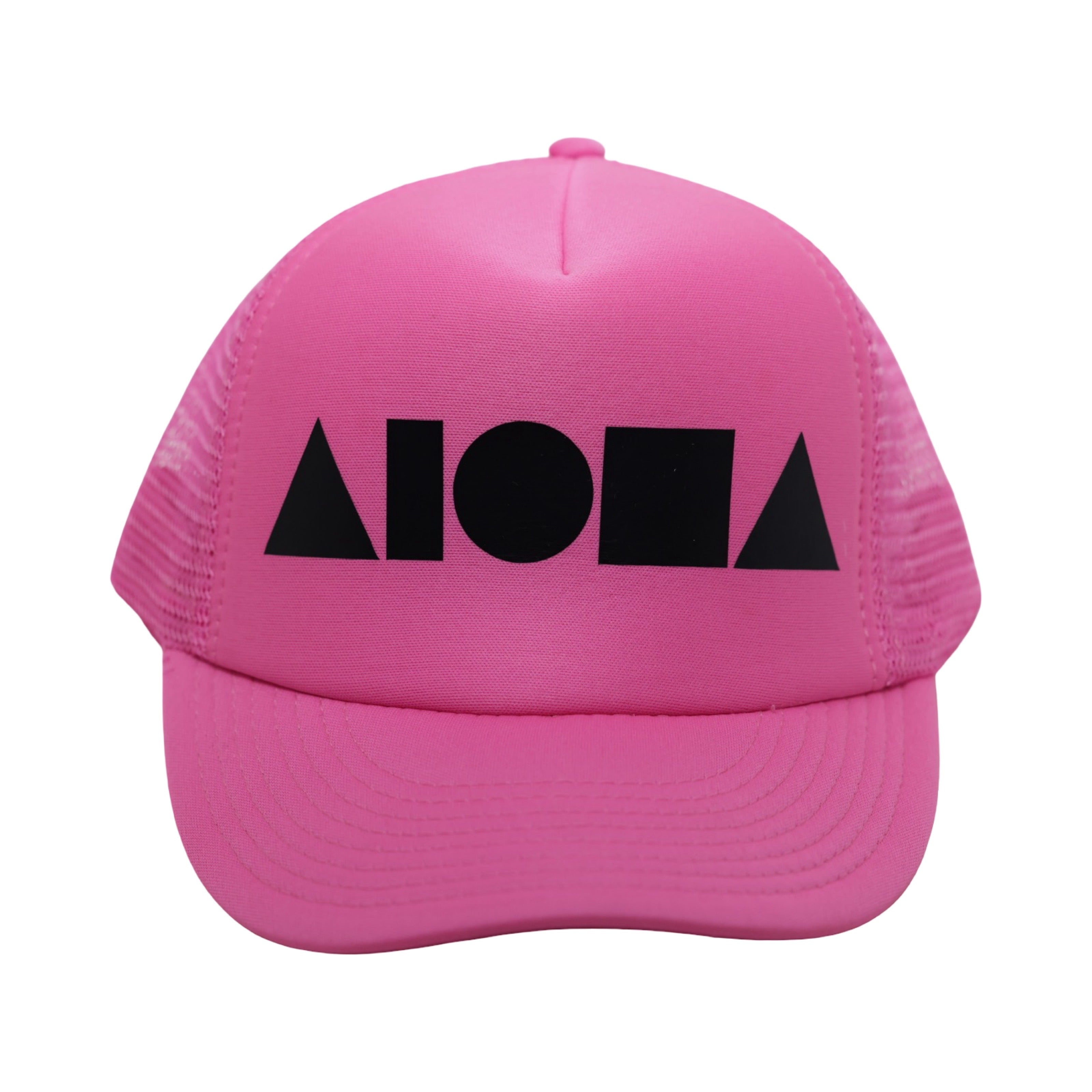 NEON PINK/MATTE BLACK Adult Trucker
