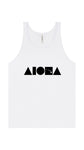 ISLAND SHAPES White Unisex Tank