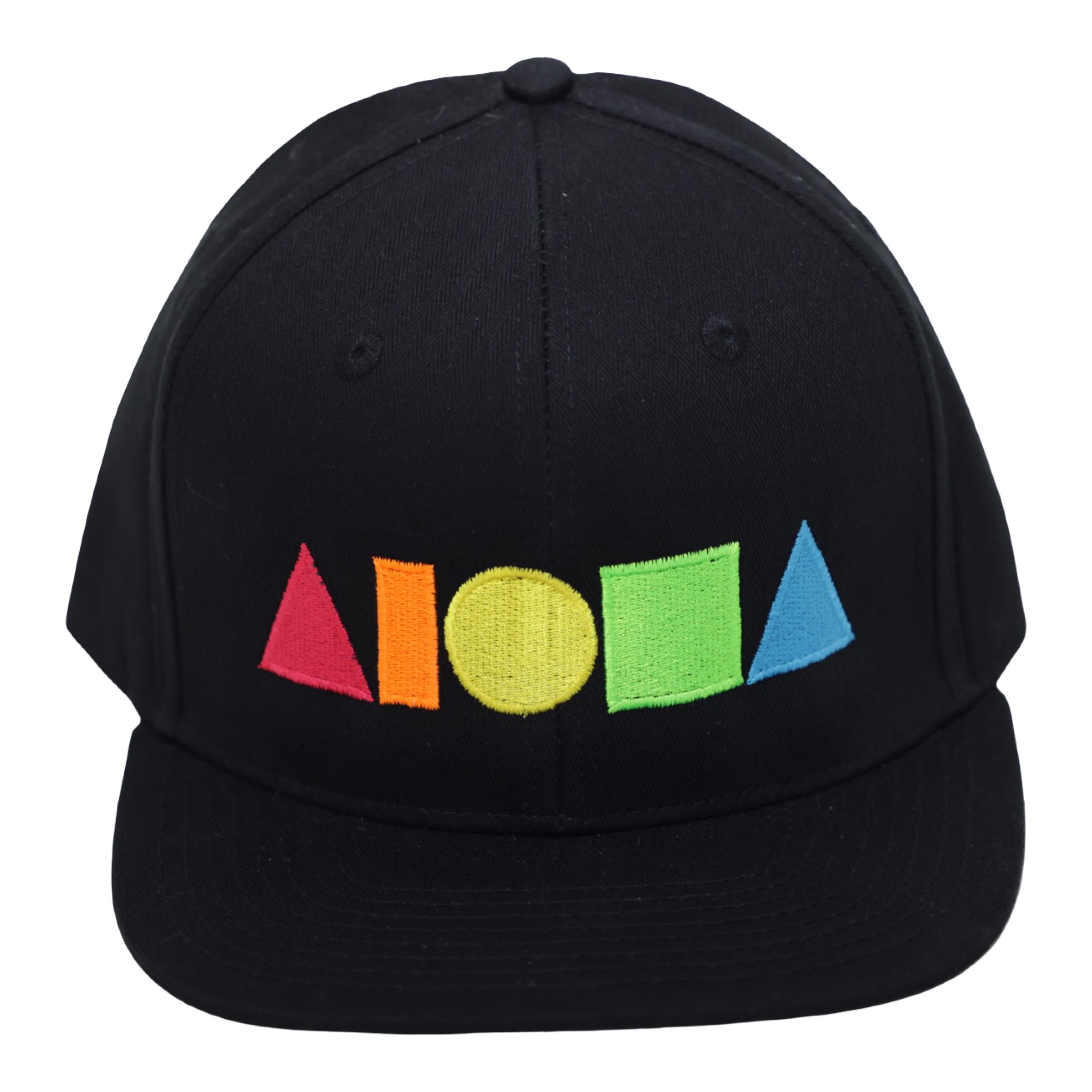 RAINBOW Black Adult Snapback