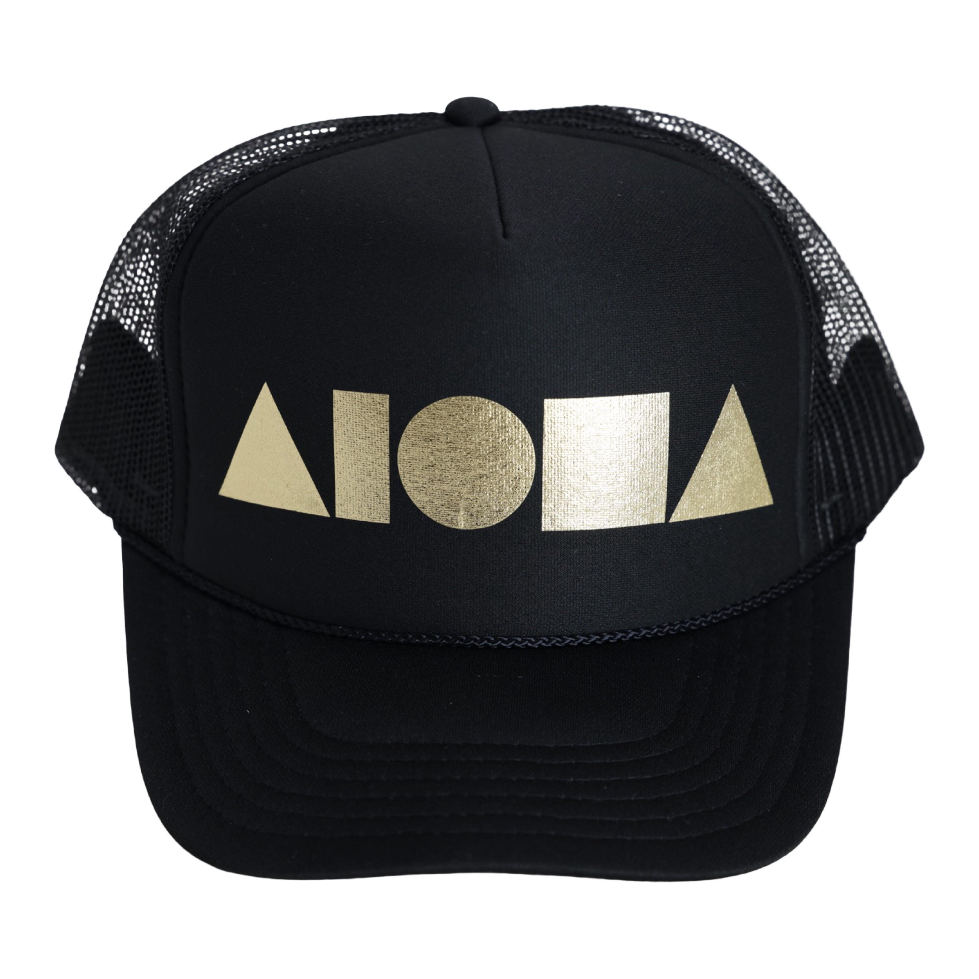 BLACK/GOLD Adult Trucker